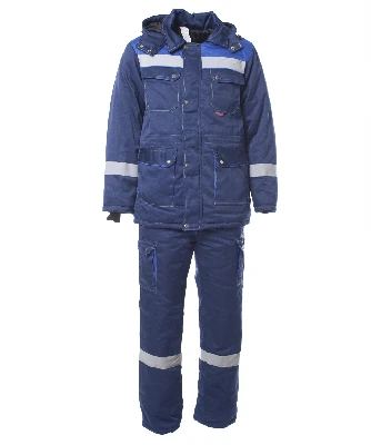 Костюм АНТЕЙ с СОП зима куртка п-к  синий с васильком 48-50 96-100-170-176 Эталон-Спецодежда 120956 00000120959