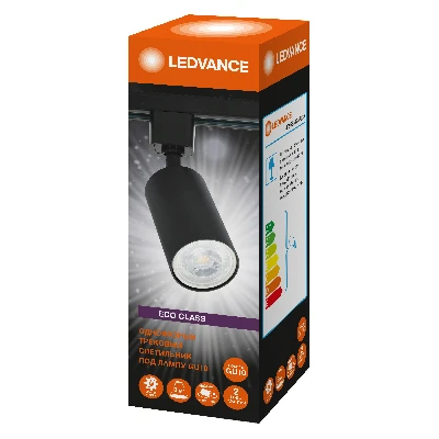 Светильник трековый LEDVANCE ECO TRACKSP 1PH GU10 BKRD 80X1 RU  LEDV 4099854242137