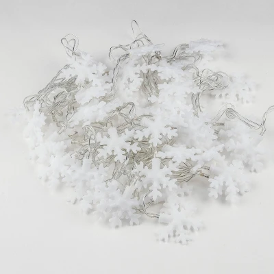 Гирлянда светодиодная с контроллером Снежинки-3 50 светодиодов 7 м разноцветная IP20 провод прозрачный ULD-S0700-050/DTA MULTI IP20 SNOWFLAKES-3 Uniel 07936