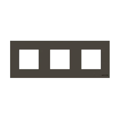 Zenit Рамка 3 поста антрацит ABB N2273 AN 2CLA227300N1801