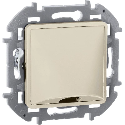 Вывод кабеля с зажимом для кабеля слоновая кость INSPIRIA