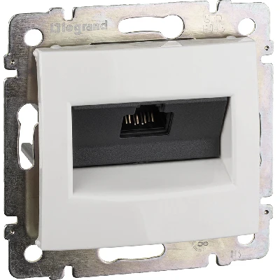 VALENA Розетка компьютерная RJ45х1 UTP белая Legrand 774230