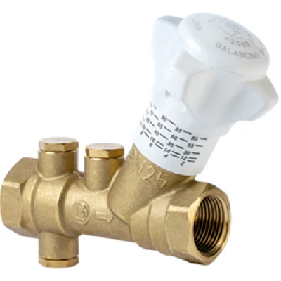 Клапан балансировочный статический, без измерительных ниппелей, со сливом 3/4'