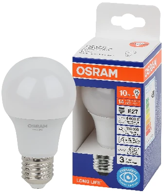 Лампа светодиодная LED 10Вт Е27 4000К 806Лм груша 220В (замена 75Вт) OSRAM LEDVANCE 4099854186004