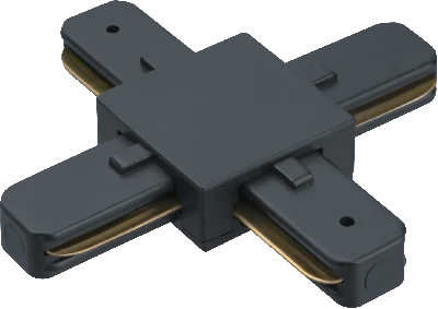 Коннектор Х-образный черный для шинопровода NLT-C-1L-AS2-BL-X