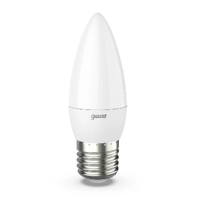 Лампа Свеча 9.5W 890Лм 3000К E27 LED 1/10/100 GAUSS 103102110