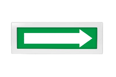 Оповещатель световой Молния-24 Стрелка вправо зеленый фон Вистл Молния 24 СтрВпр НФ-00000216