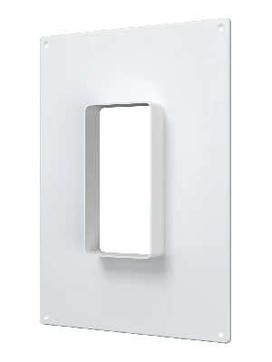 Площадка торцевая вертикальная пластиковая 180х250 фланец 60х120 ERA 612ПТВ 11113