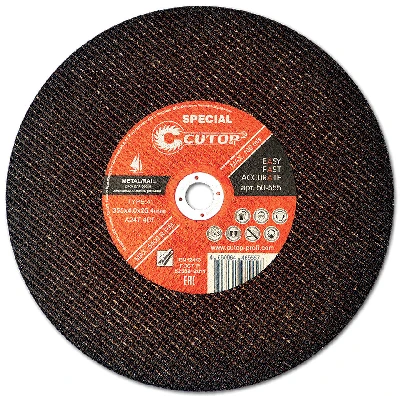 Профессиональный специальный диск отрезной по металлу для резки железнодорожных рельсов Т41-355 х 4.0 х 25.4 мм Cutop Special CUTOP 50-555