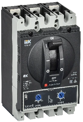 ARMAT Автоматический выключатель в литом корпусе 3P типоразмер A 35кА 80А расцепитель термомагнитный регулируемый IEK AR-MCCB-3A-035-0080A-ATUC
