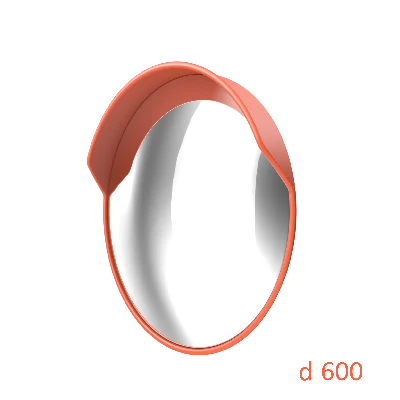 Зеркало дорожное с защитным козырьком d-600 мм ТЕХНОЛОГИЯ 00000000514