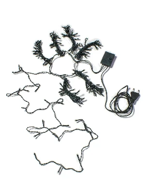 Гирлянда-Пучок 1,8м x 7 нитей 126LED прозрачный провод от 220V