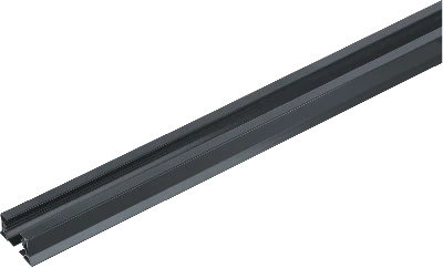 Шинопровод однофазный NLT-B-1L-AS2-BL-100 с вводом питания и заглушкой черный 1м