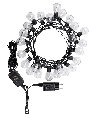 Гирлянда уличная умная (лампочки), 7,5м, IP44