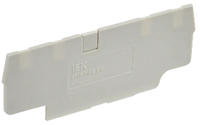 Заглушка для CP-MC 4 вывода 2,5мм2 серая IEK YCT22-00-4-K03-002-ZGL