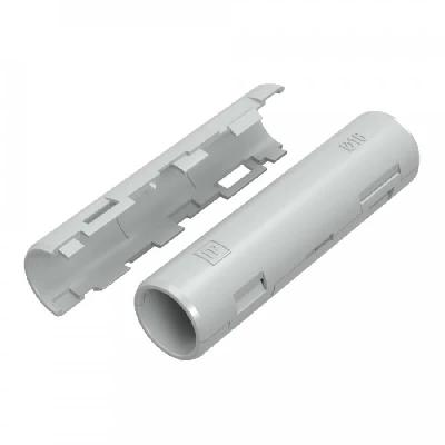 Муфта разборная D16 мм атмосферостойкая серая Промрукав PR13.0409