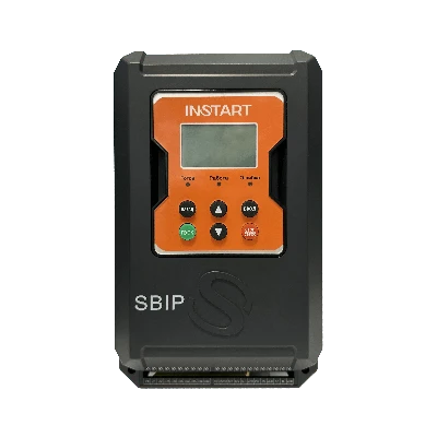 Устройство плавного пуска 11квт|23A| (SBIP-11/23-04), 3 ~ 342-440В, IP00, Modbus RTU, сьемная панель, рускоязычное меню, встроенный обводной контактор