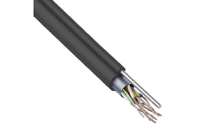 Витая пара F/UTP 4PR 24AWG CAT5e OUTDOOR + ТРОС