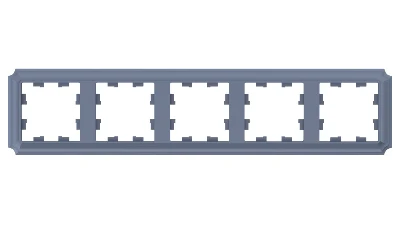 ATLASDESIGN ANTIQUE 5-постовая рамка, универсальная, ГРИФЕЛЬ Systeme Electric ATN100705