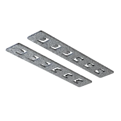 Коннектор прямой 2 шт. Exility встраиваемый серый