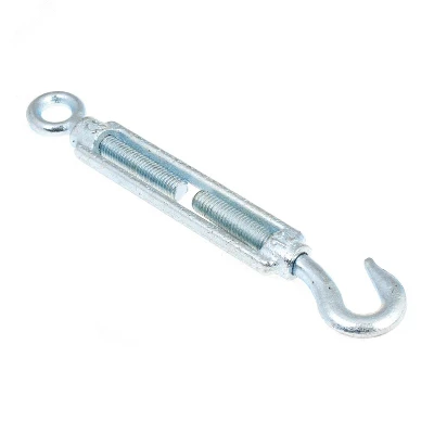 Талреп DIN 1480 М12 крюк-кольцо покрытие цинк Крепдил DIN1480-М12-HR