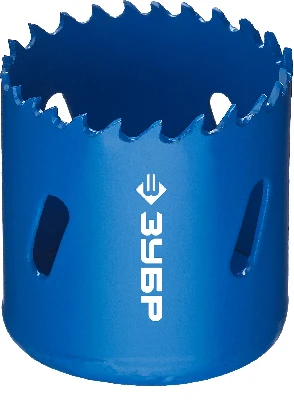 Коронка биметаллическая 40мм, быстрорежущая сталь ЗУБР 29531-040_z01