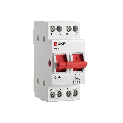 Трехпозиционный переключатель ТПС-63 2P 63А PROxima EKF TPS263
