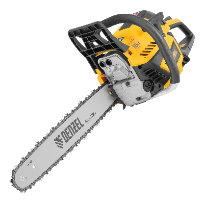 Пила цепная бензиновая DS-5218, шина 45 см, 52см3, 3 л.с., шаг 0,325, паз 1,5 мм, 72 зв