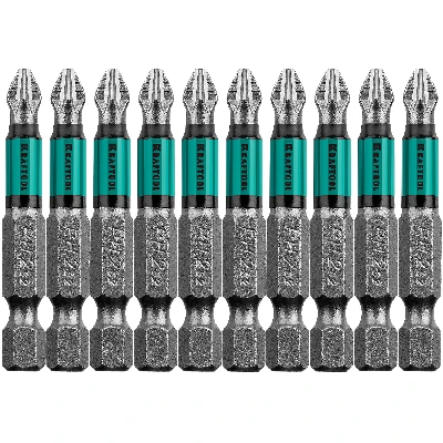 Биты Optimum Line PH2 50 мм 10 шт. KRAFTOOL 26122-2-50-10