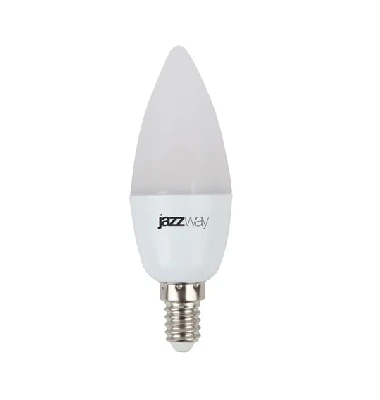 Лампа светодиодная LED 9Вт Е14 теплый матовая свеча JazzWay 2859457A