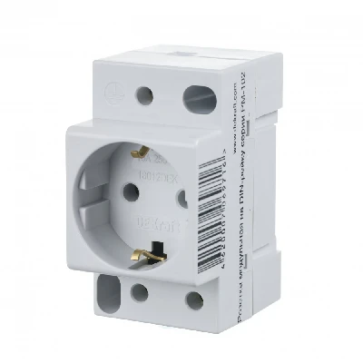 Розетка на DIN-рейку РМ-102 16А Dekraft 18012DEK