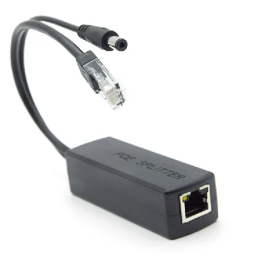 Сплиттер PoE 1xRJ45 10/100Мбит/с, 15.4Вт
