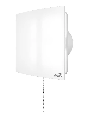 Вентилятор осевой вытяжной с обратным клапаном и  шнуровым тяговым выключателем D100 ERA QUADRO 4C-02 00-99004711