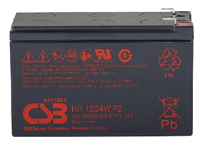 Аккумулятор HR 12В 34W CSB CSB HR1234W Аккумулятор HR1234W F2