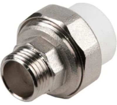 Муфта разъемная 25 х 1/2' НР полипропиленовая PPR белая Valfex 10156115