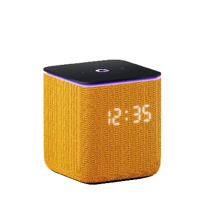 Колонка умная Яндекс Станция Миди с Zigbee, оранжевая, YNDX-00054ORG