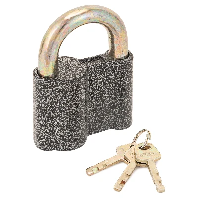 Замок навесной с дисковым механизмом секрета, АЛЛЮР ВС2С античное серебро ПТК Компания 1005