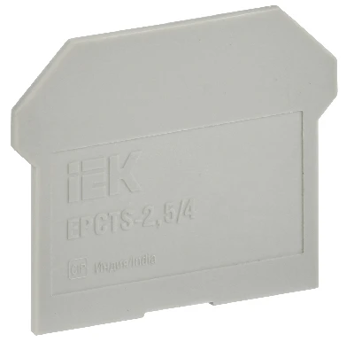 Заглушка для CTS 2,5/4мм2 серая IEK YCT10-00-K03-002-ZGL