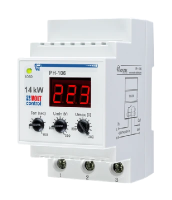 Реле напряжения РН-106 63А DIN Новатек-Электро 3425600115