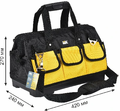 Сумка монтажника с пластиковым дном BG-03ARMA2L 5 IEK A2L5-BG12-03-K02