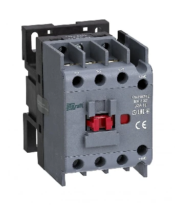 Контактор 32А 24В_АС АС3_ АС4 1НО+1НЗ КМ-102