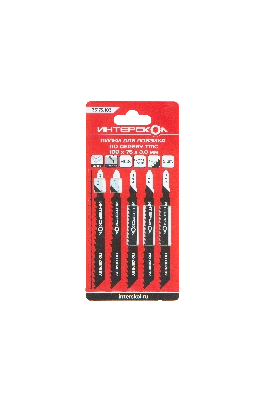 Пилки для лобзика по дереву T111C 100х75х3,0 (5шт)