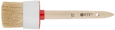 Кисть круглая, натуральная светлая щетина №22 (70 мм) FIT 1312 01312