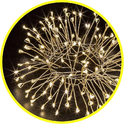 Гирлянда новогодняя светодиодная NGF-F01-120WW-3AA-фейерверк Navigator Group 14207 22078