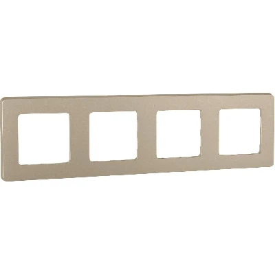 Рамка 4-местная шампань INSPIRIA