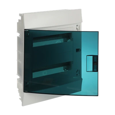 Бокс в нишу Mistral41 24М зеленая дверь (с клемм) ABB 1SLM004101A1205