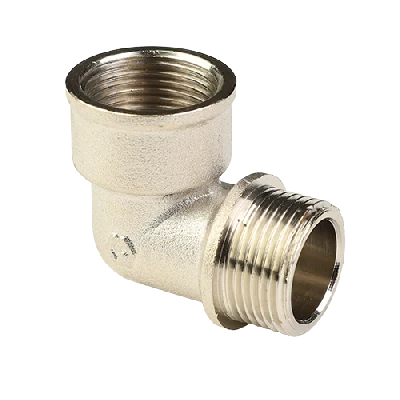 Угольник НВ 1/2' с упором, никелированный MVI BF.535.04