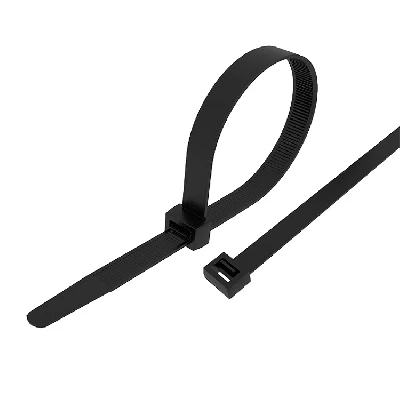 Хомут-стяжка кабельная нейлоновая PROconnect 300x4,8 мм, черная, упаковка 100 шт REXANT 57-1303