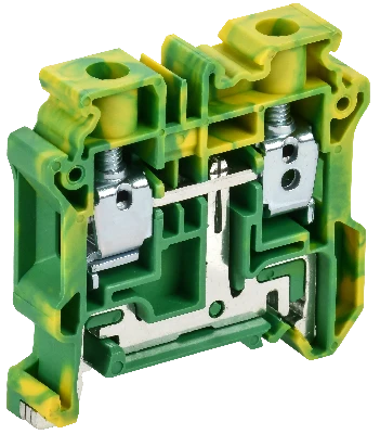ARMAFIX Колодка клеммная CY10 PE винтовая 10мм2 проходная заземляющая Ex IEK