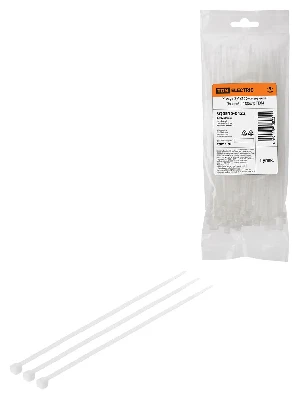 Хомут 3,6х250мм нейлон (белый) (100шт) TDM